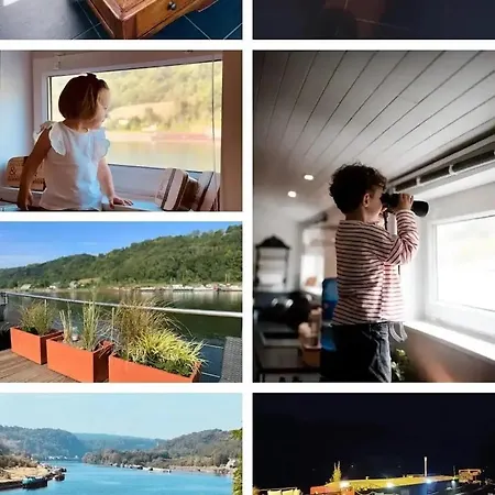 Πλωτό κατάλυμα Perle ! Peniche Complete Pour 8 Sur La Meuse, Region Namur