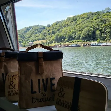 Perle ! Peniche Complete Pour 8 Sur La Meuse, Region Namur Tekne *