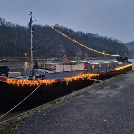 Perle ! Peniche Complete Pour 8 Sur La Meuse, Region Namur Botel Andenne